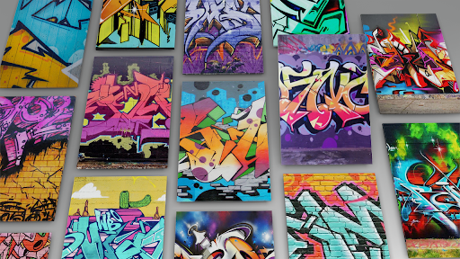 Android application Graffiti Wallpaper screenshort