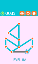 Connect the Graph: one touch connect dots puzzle