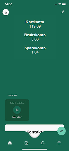 Android application Drangedal Mobilbank screenshort