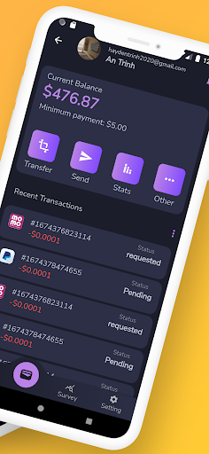 Tikswap - Make money Screen 2