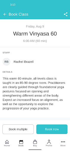 Thrive Power Yoga Screen 3