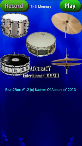 Android application Beat2Box - Drum & Beat Machine screenshort