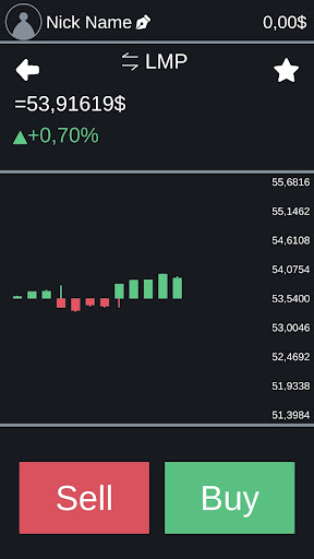 Trading Simulation Game Screen 3