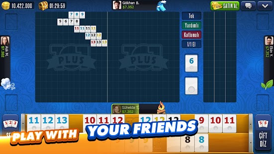 101 Okey Plus Rummy Board Game Screenshot