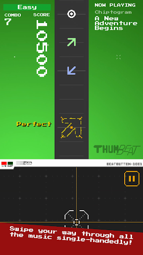 Android application ThumBeat screenshort