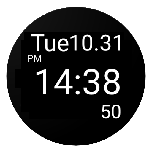 Digital seconds widget logo