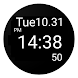 デジタル日付秒時間 - Androidアプリ
