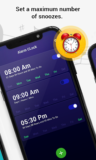 Android application Alarm & Clock screenshort