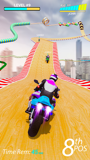 Superhero Moto Stunt Racing Screen 3