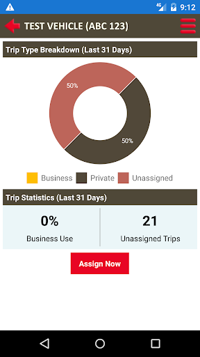 Android application FBT Logbook screenshort