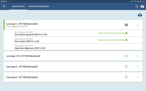 Android application GO MapForms Cloud screenshort