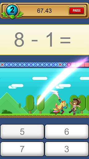 Mental Math Battle Screen 3