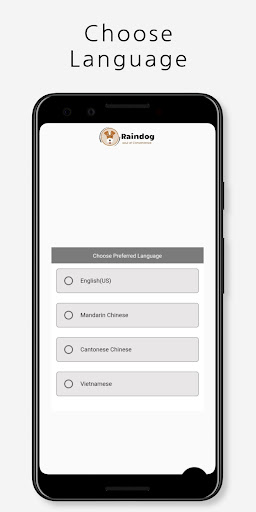 Android application Raindog Biz screenshort