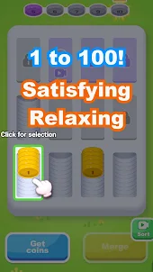 Coin Merge&Sort-relax satisfy