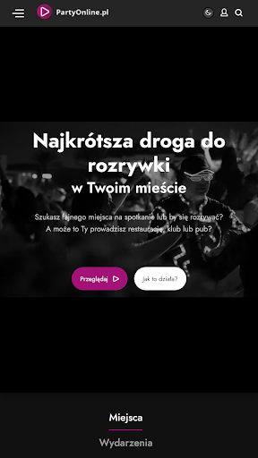 Android application PartyOnline screenshort
