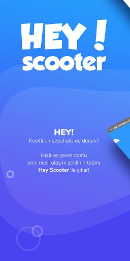 Android application HEY! SCOOTER screenshort
