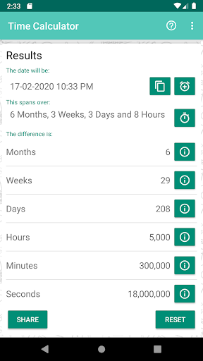 Time Calculator Screenshot 2 - AppWisp.com
