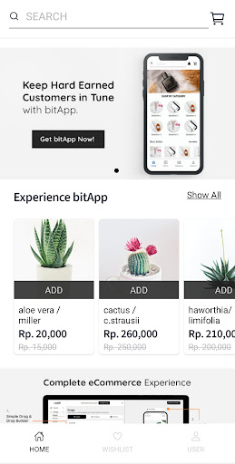 Android application Grow with bitbybit screenshort