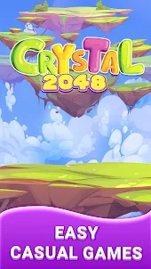 Crystal 2048 - Drag & Merge