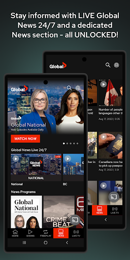 Global TV screenshot