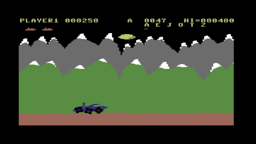 Android application C64 Moon Patrol screenshort