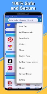 Smart Browser :- All social media and shopping app 4