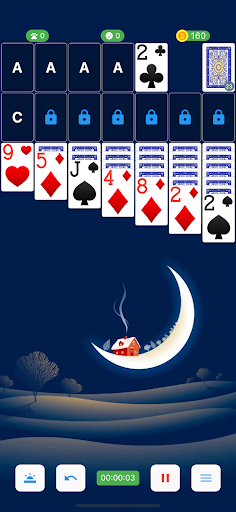 Android application easy Solitaire screenshort
