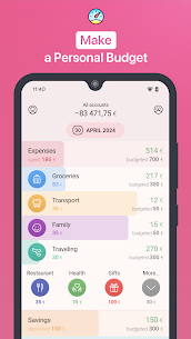 1Money: Expense Tracker Budget MOD APK (Mở khóa Premium) 3