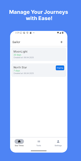 Sailor - Sea Time Calculator