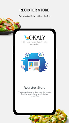 Android application Lokaly Business screenshort