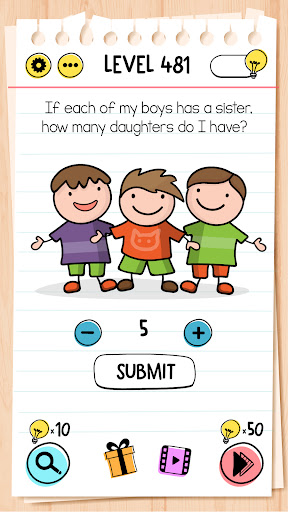 Screenshot of Brain Test: Tricky Puzzles