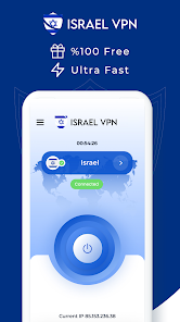 Captura 1 VPN Israel - Get Israel IP android