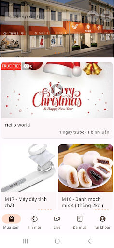 Android application Thư Lê screenshort