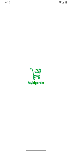 Android application Mybigorder Online Shopping App screenshort