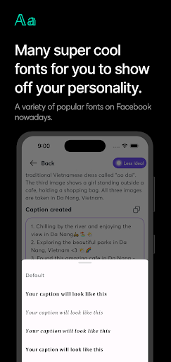 Gummi: Caption Generator & AI Screen 3