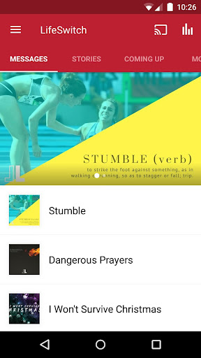 Android application LifeSwitch screenshort