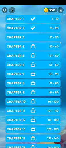 Screenshot of Word Stacks Letter Puzzle Game
