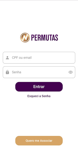 Android application NPermutas - Associado screenshort