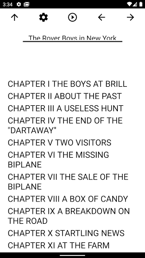Android application Book, The Rover Boys in... screenshort