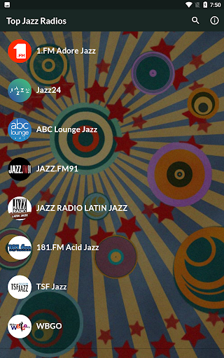 Android application Jazz Music Radios screenshort