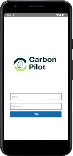 Android application CarbonPilot: MRV screenshort