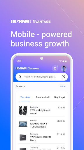 Android application Ingram Micro Xvantage screenshort