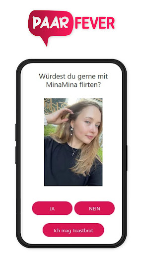 Android application PaarFever screenshort
