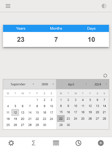 Screenshot of Age Calculator Pro