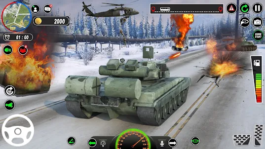 탱크 전쟁 게임: 코만도 게임