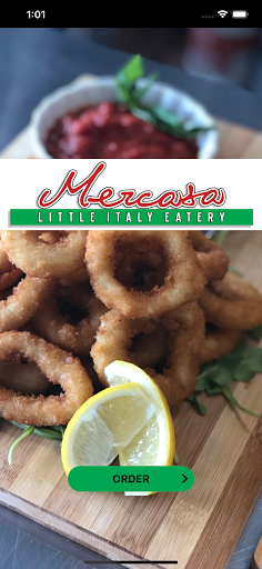 Android application Mercasa Little Italy Eatery screenshort