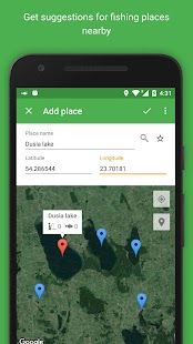 FishMemo - Fishing Tracker with Weather Forecast Bildschirmfoto