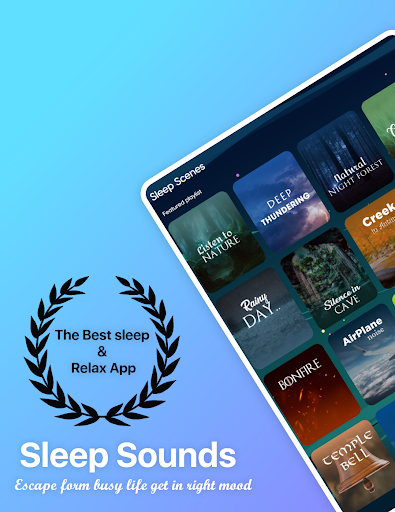 Screenshot of Sleep Sounds - relaxing music