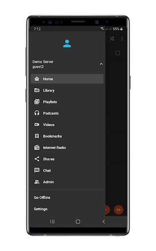 Sub Muxic for SubSonic Server Screen 3