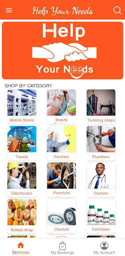 Help Your Needs Screen 2
